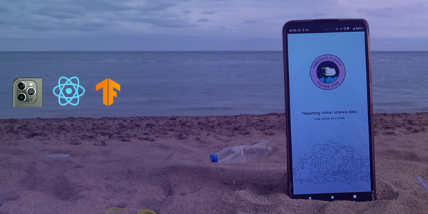 Debris Lore - image of a phone app for beach cleanup campaigns.